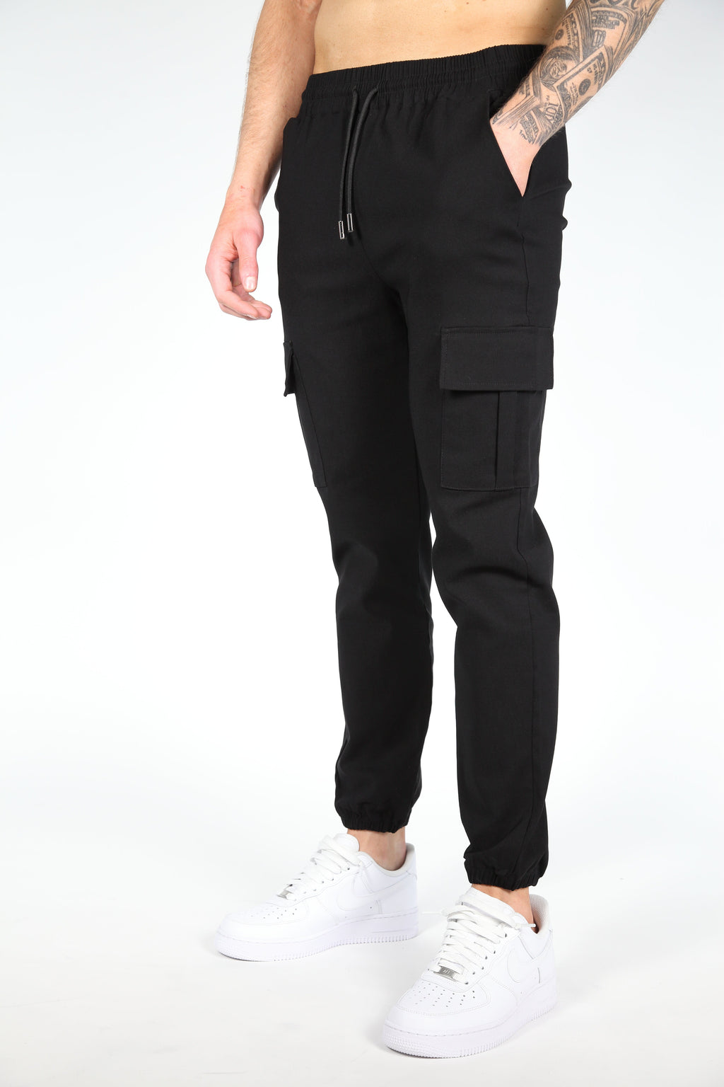 Valenci Cargo Bukser med Slim Fit og Stretch Komfort