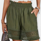 Ida Blonde Shorts med Let Pasform og Feminin Silhuet