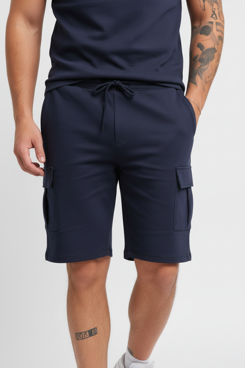 Monaco Cargo Sæt med T-Shirt og Shorts i Komfortabel Pasform