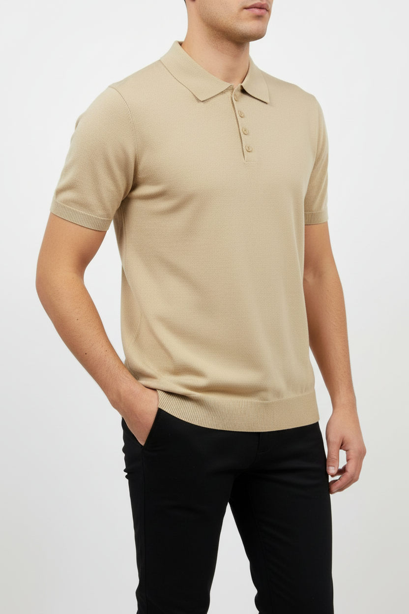 Vigo Polo med Micro-Mesh Struktur og Slim Pasform