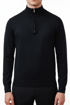 Valenci Halfzip Trøje med Stretch og Justerbar Krave